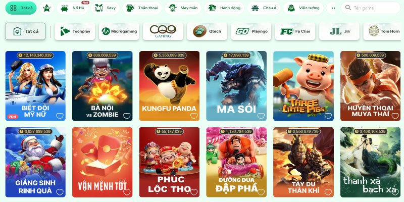 Giới thiệu sảnh chơi slots Lu88